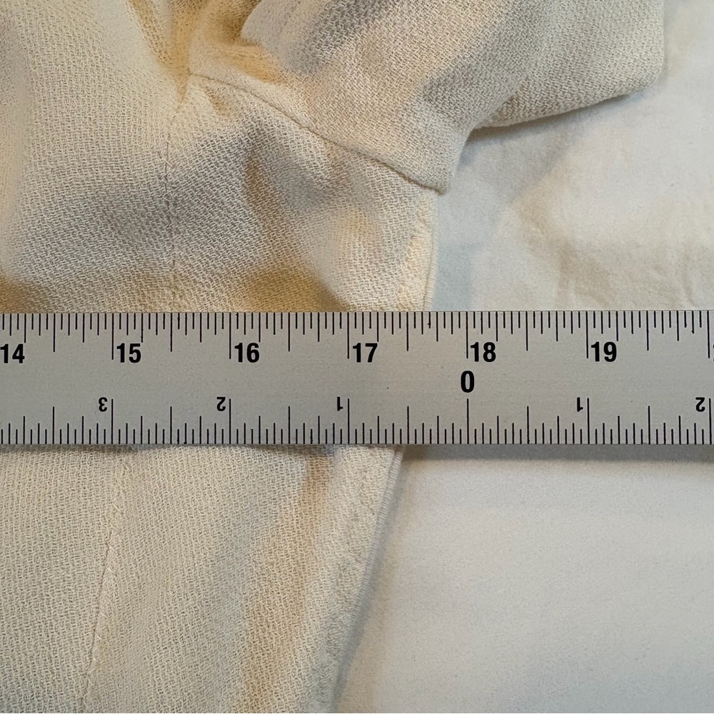 🤍 Donna Karan Collection Linen Blend Button Jacket | Made in Italy | Size US 8 - Picture 15 of 15